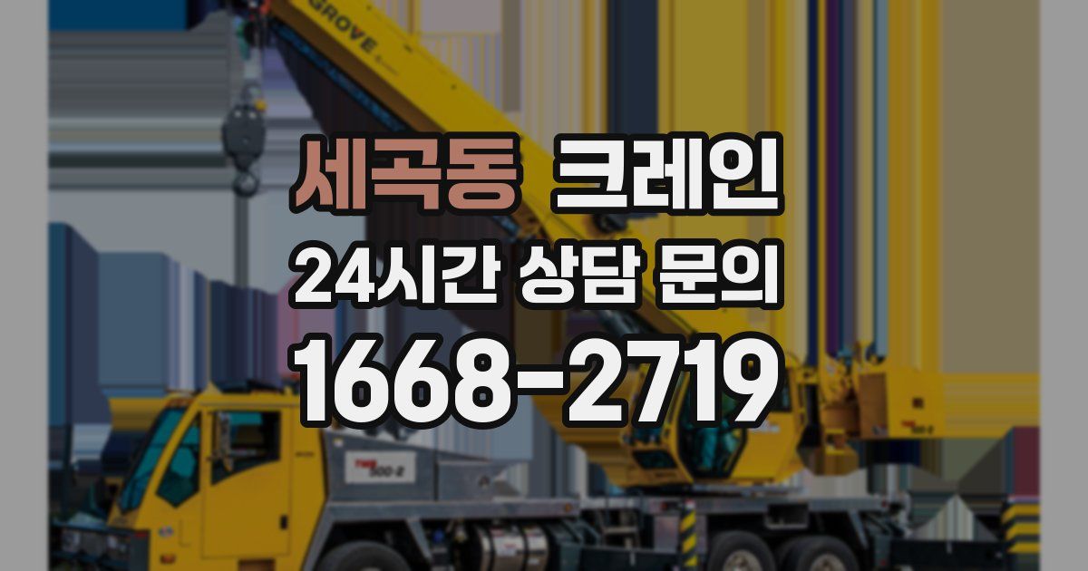 세곡동 크레인