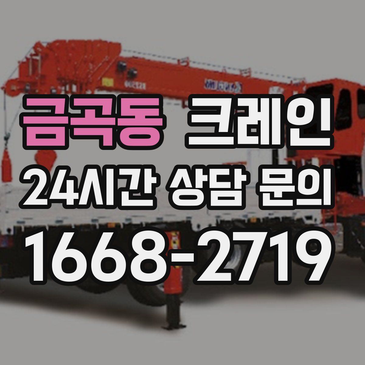 금곡동 카고 크레인