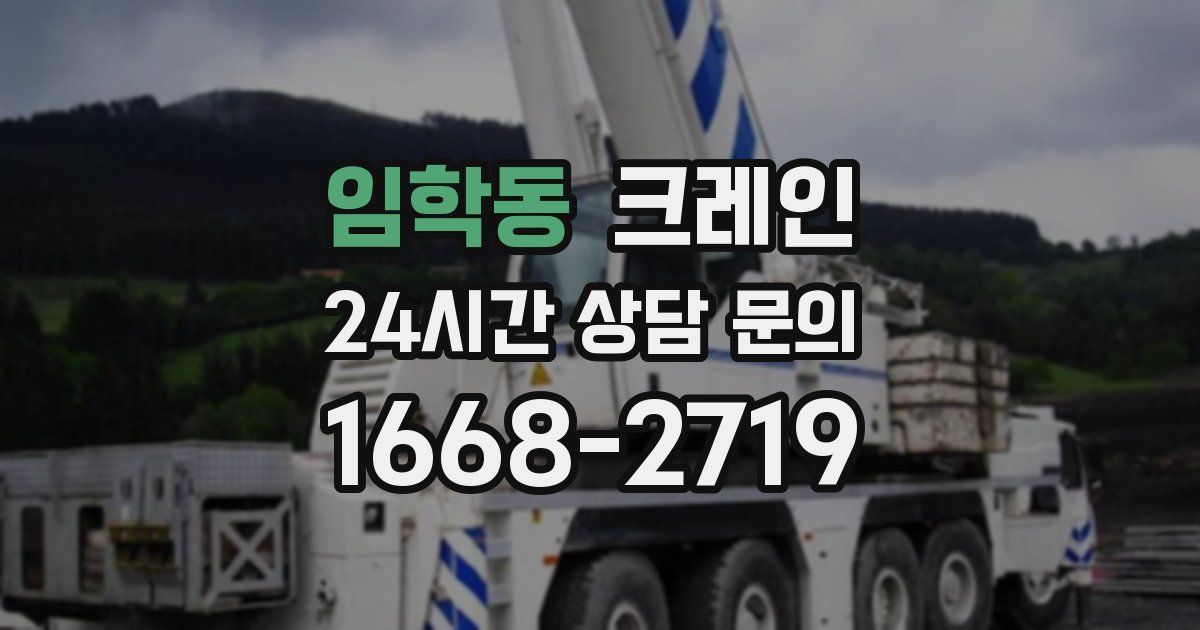 임학동 크레인