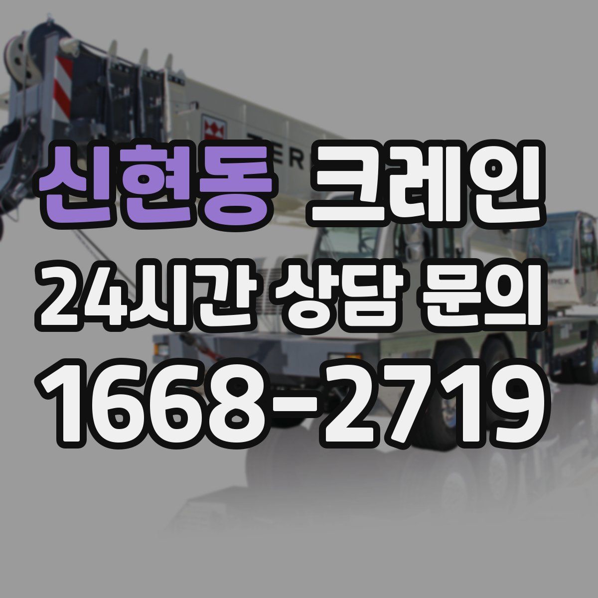 신현동 카고 크레인