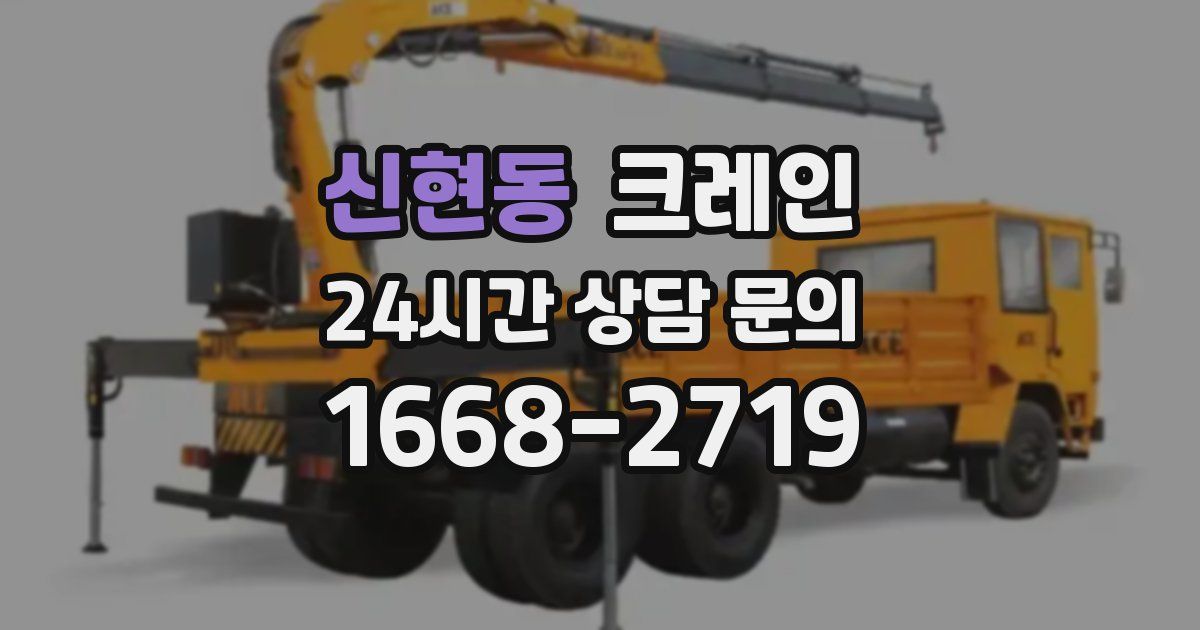신현동 크레인