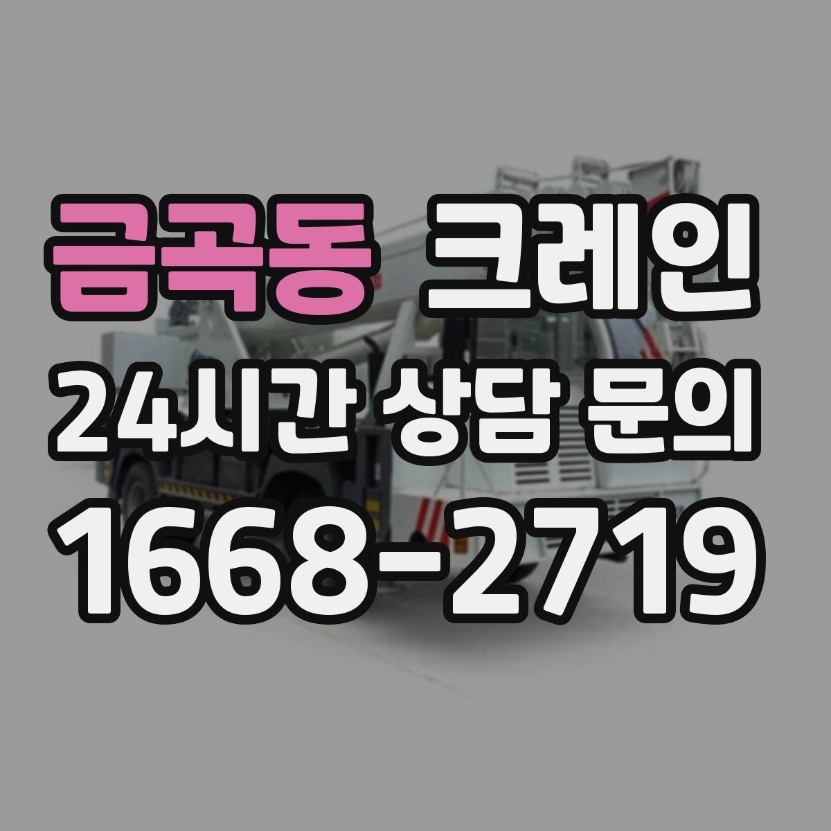 금곡동 카고 크레인