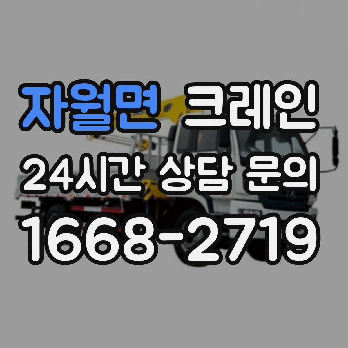 자월면 카고 크레인