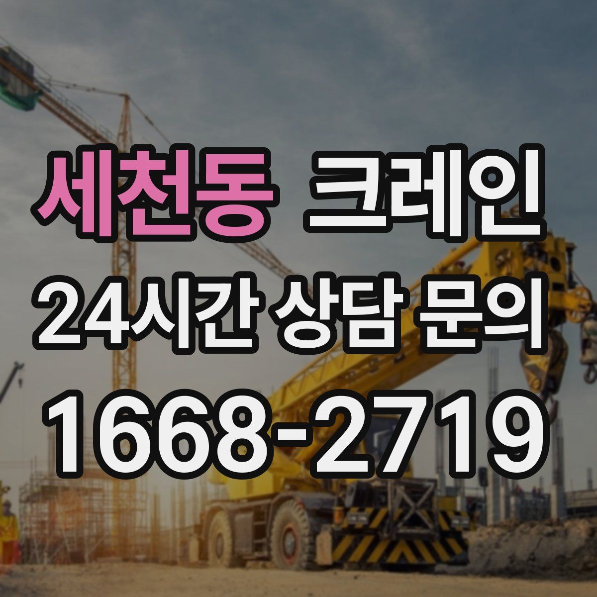 세천동 카고 크레인