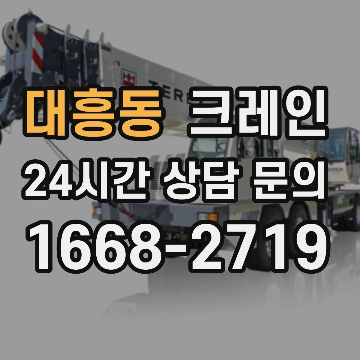 대흥동 카고 크레인