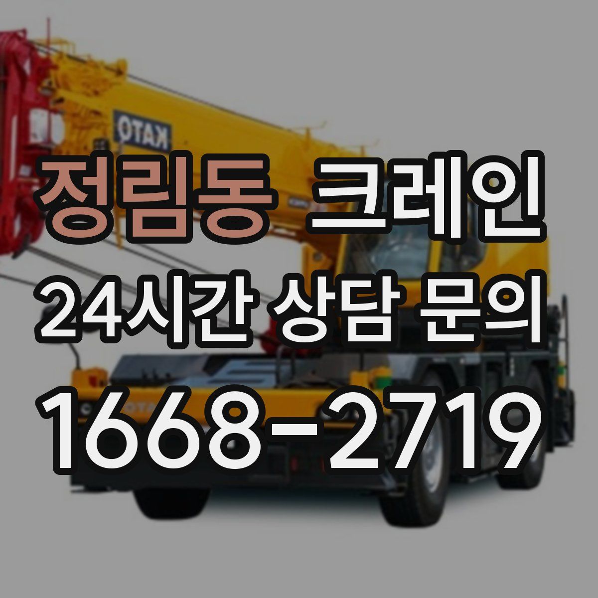 정림동 카고 크레인