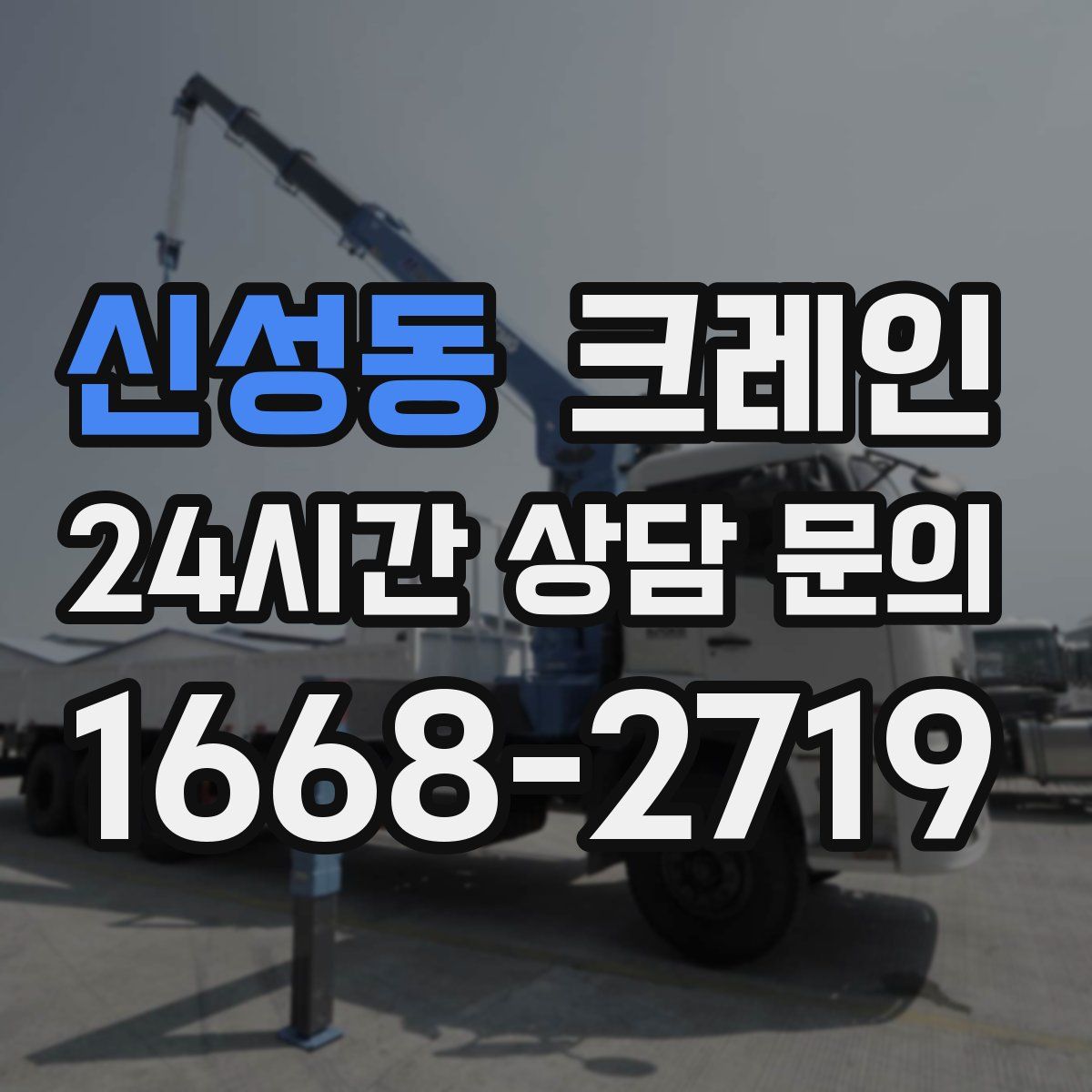 신성동 카고 크레인