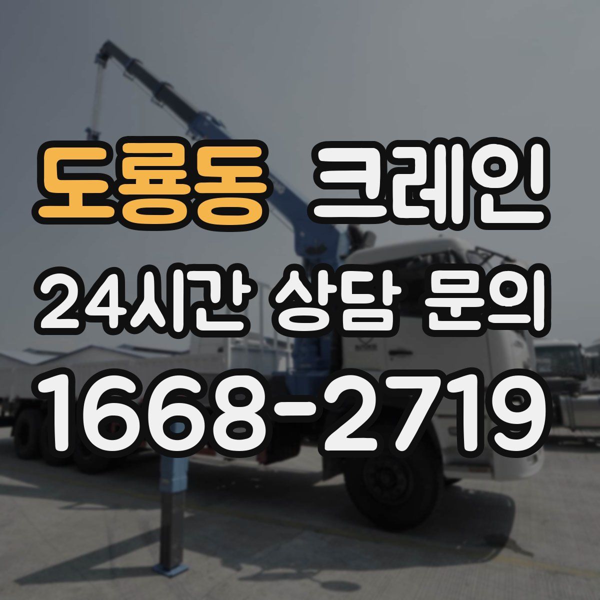 도룡동 카고 크레인