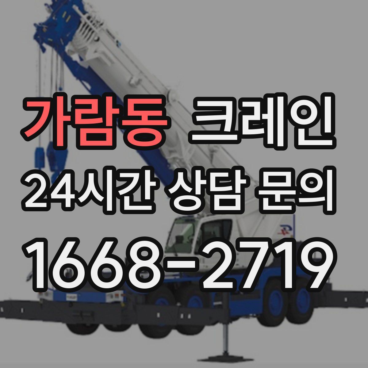 가람동 카고 크레인