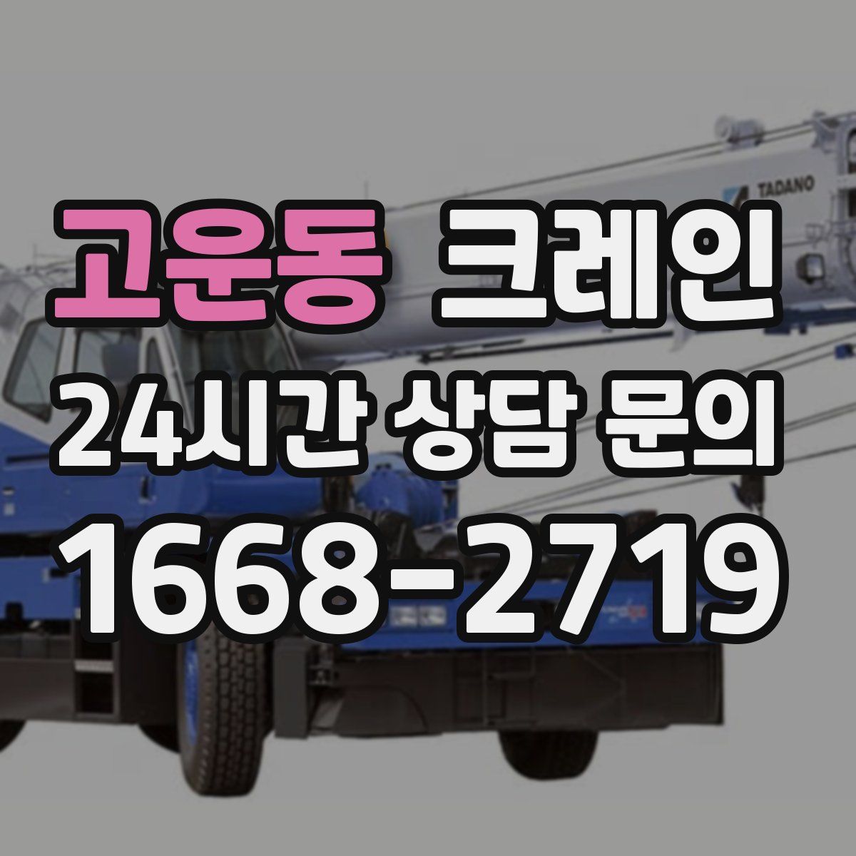 고운동 카고 크레인