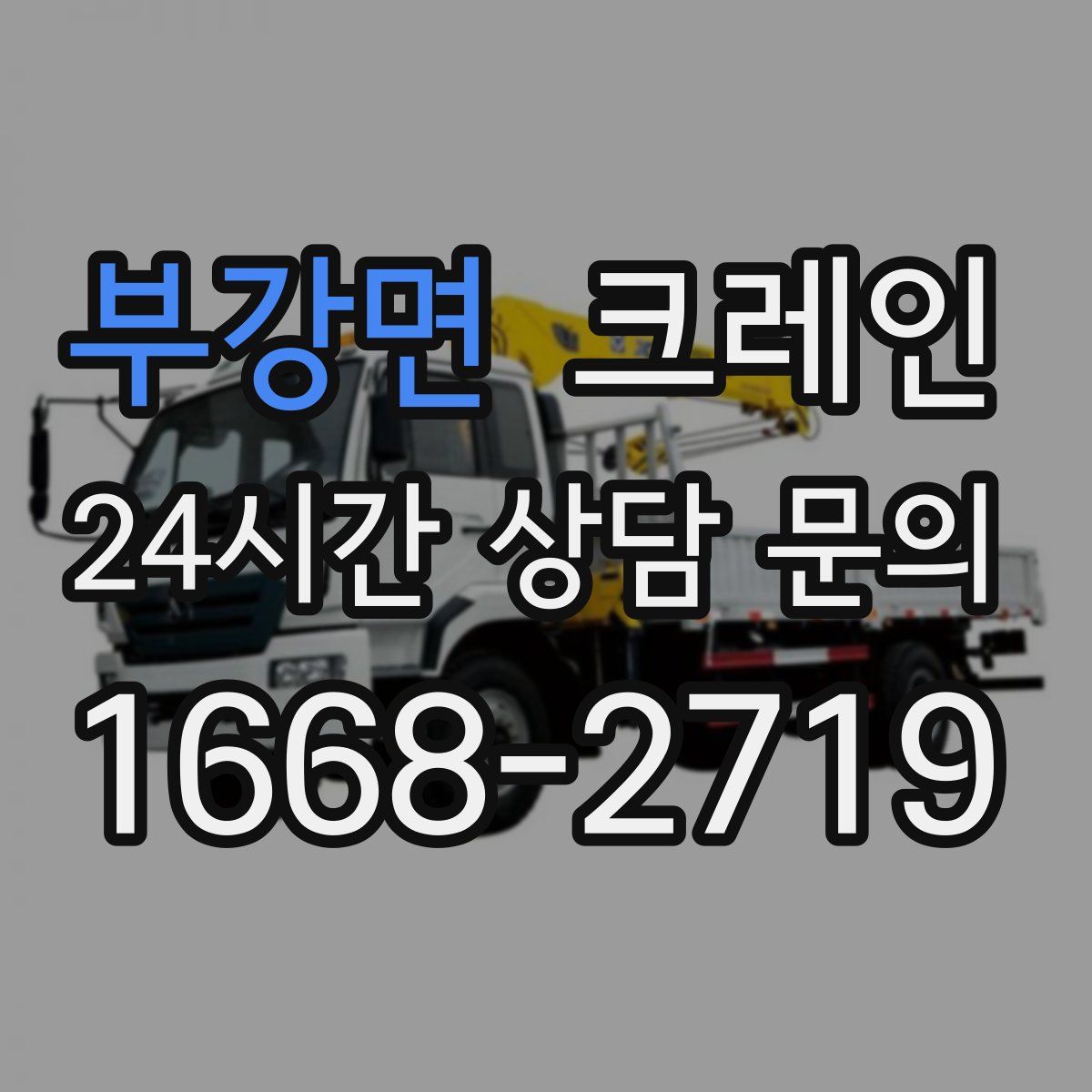 부강면 카고 크레인