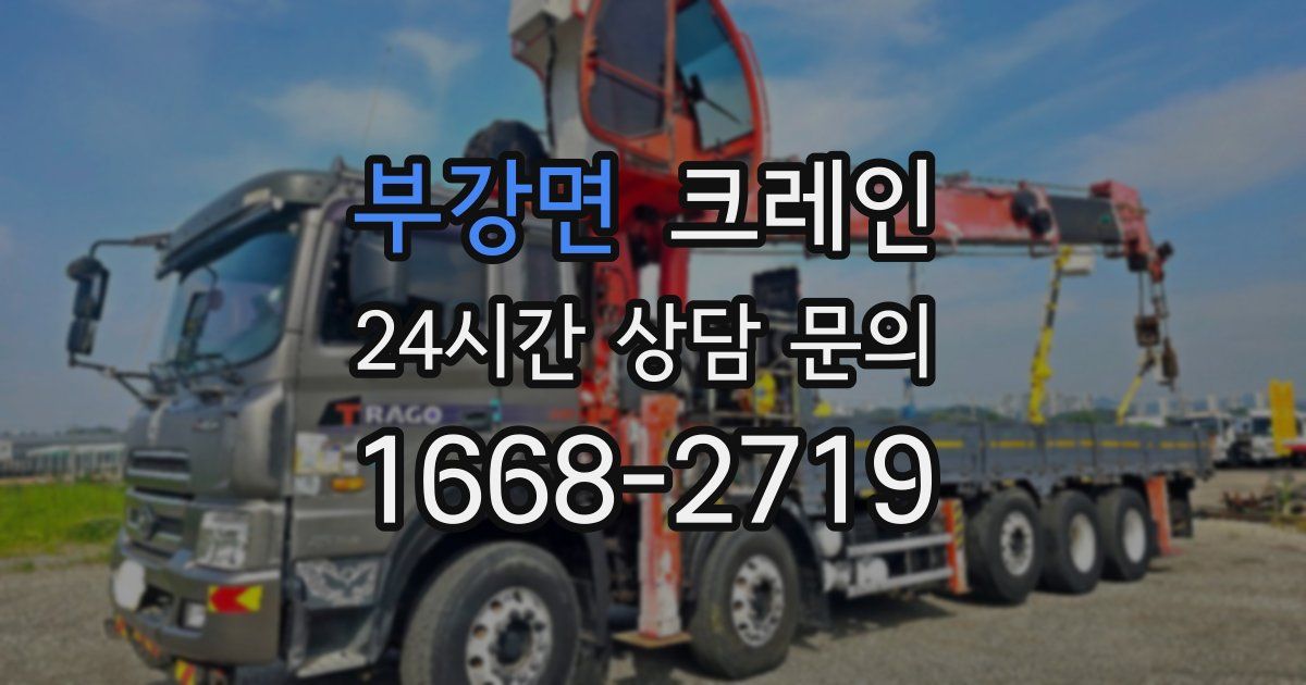 부강면 크레인