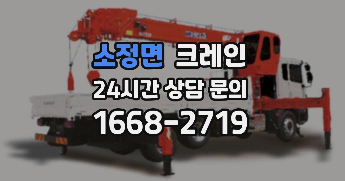 소정면 크레인