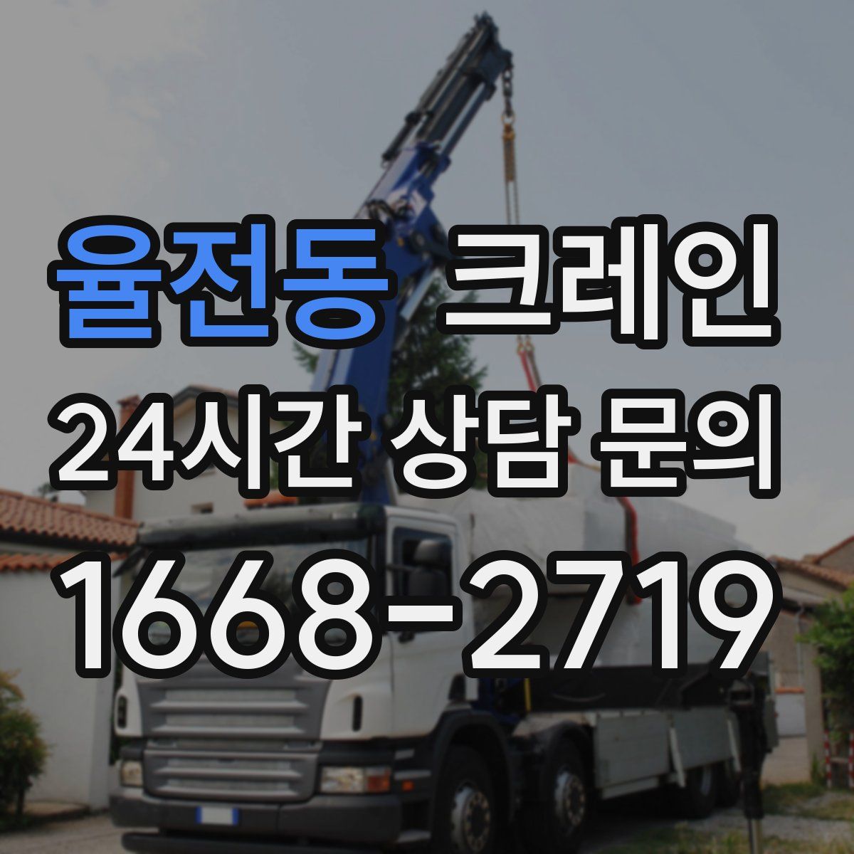 율전동 카고 크레인