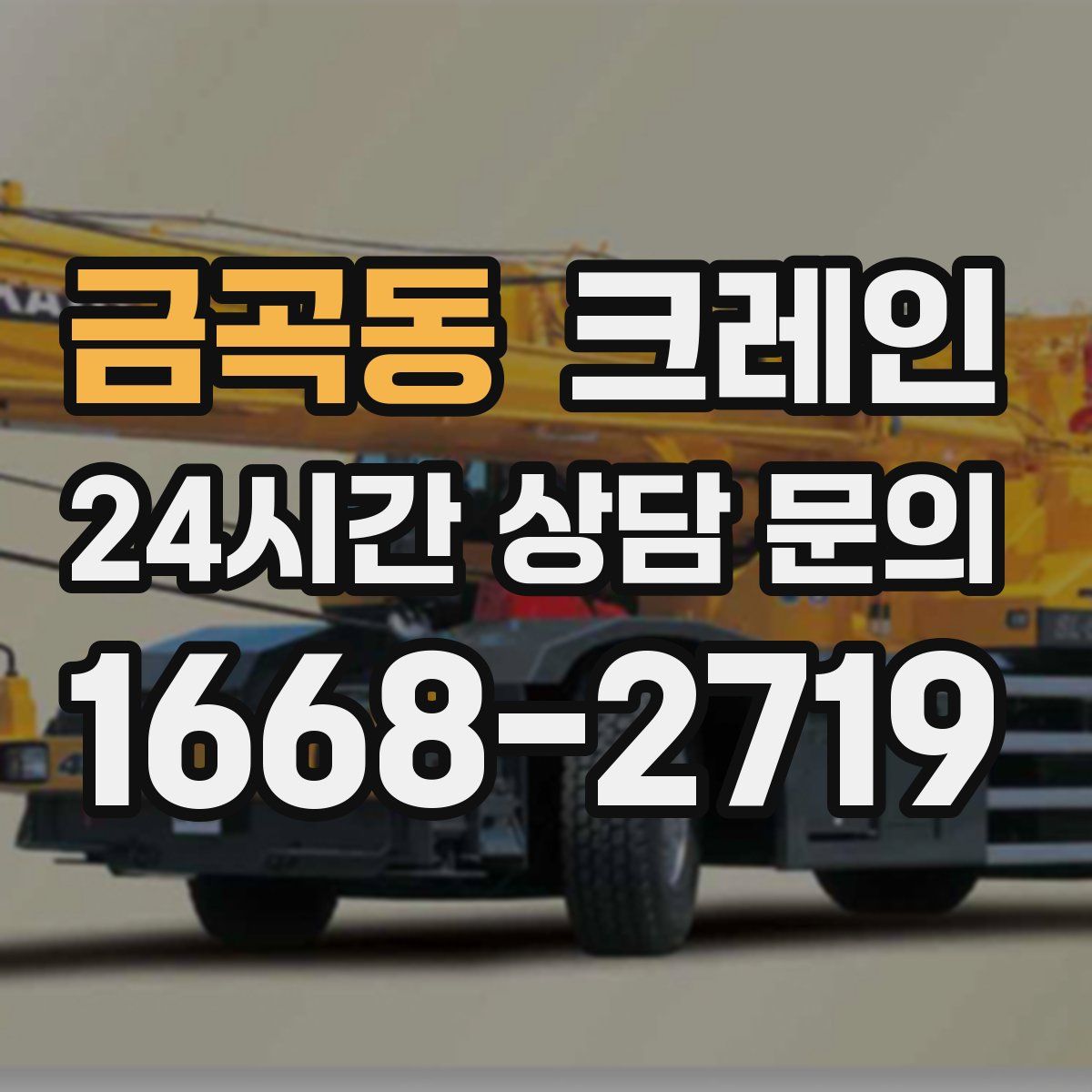 금곡동 카고 크레인