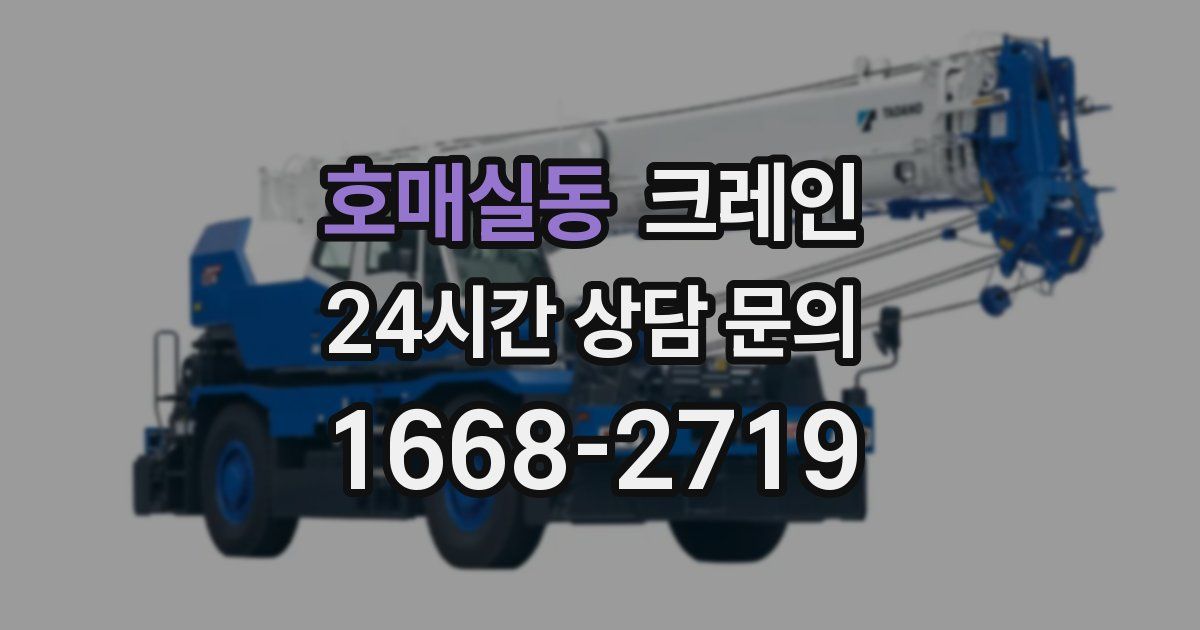 호매실동 크레인