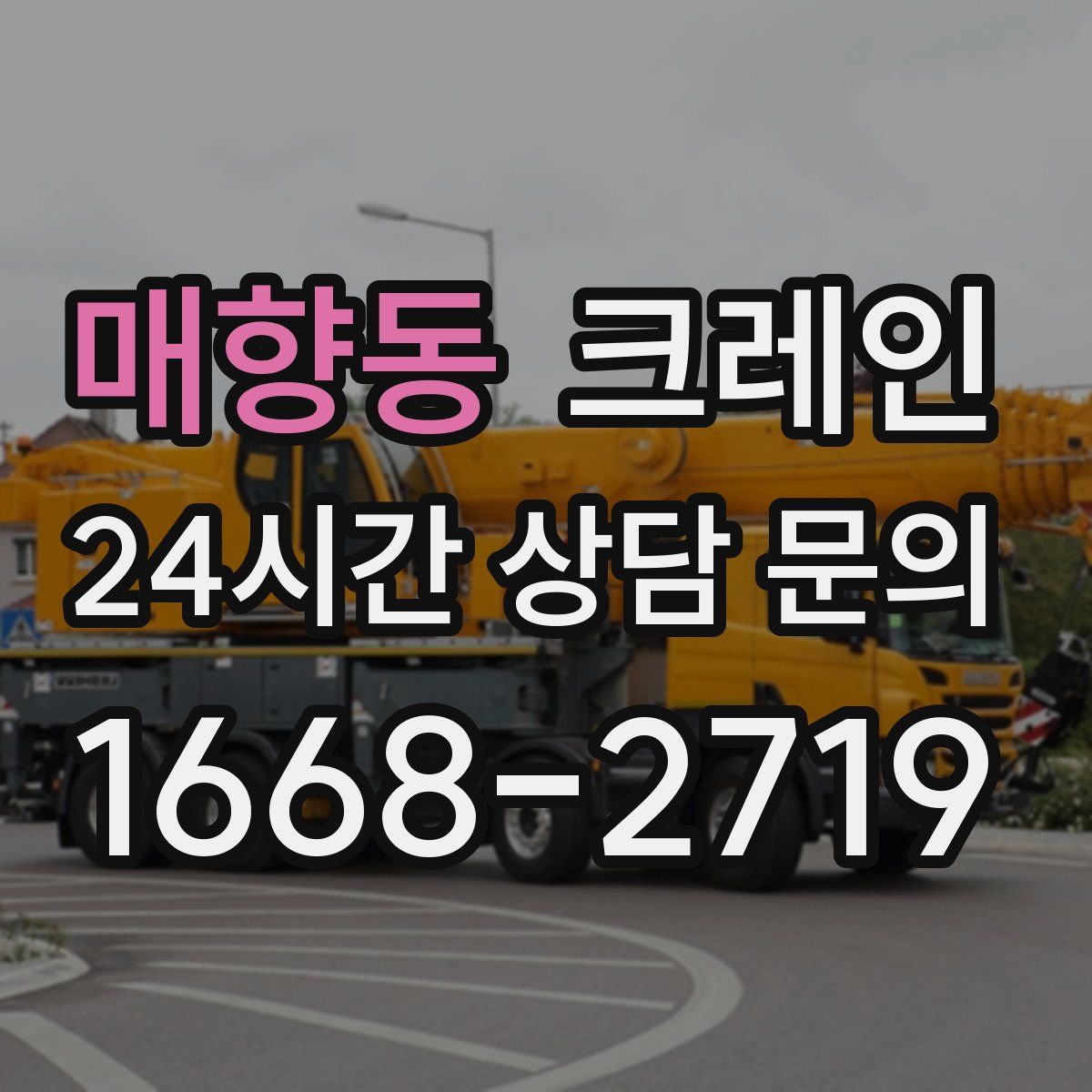 매향동 카고 크레인