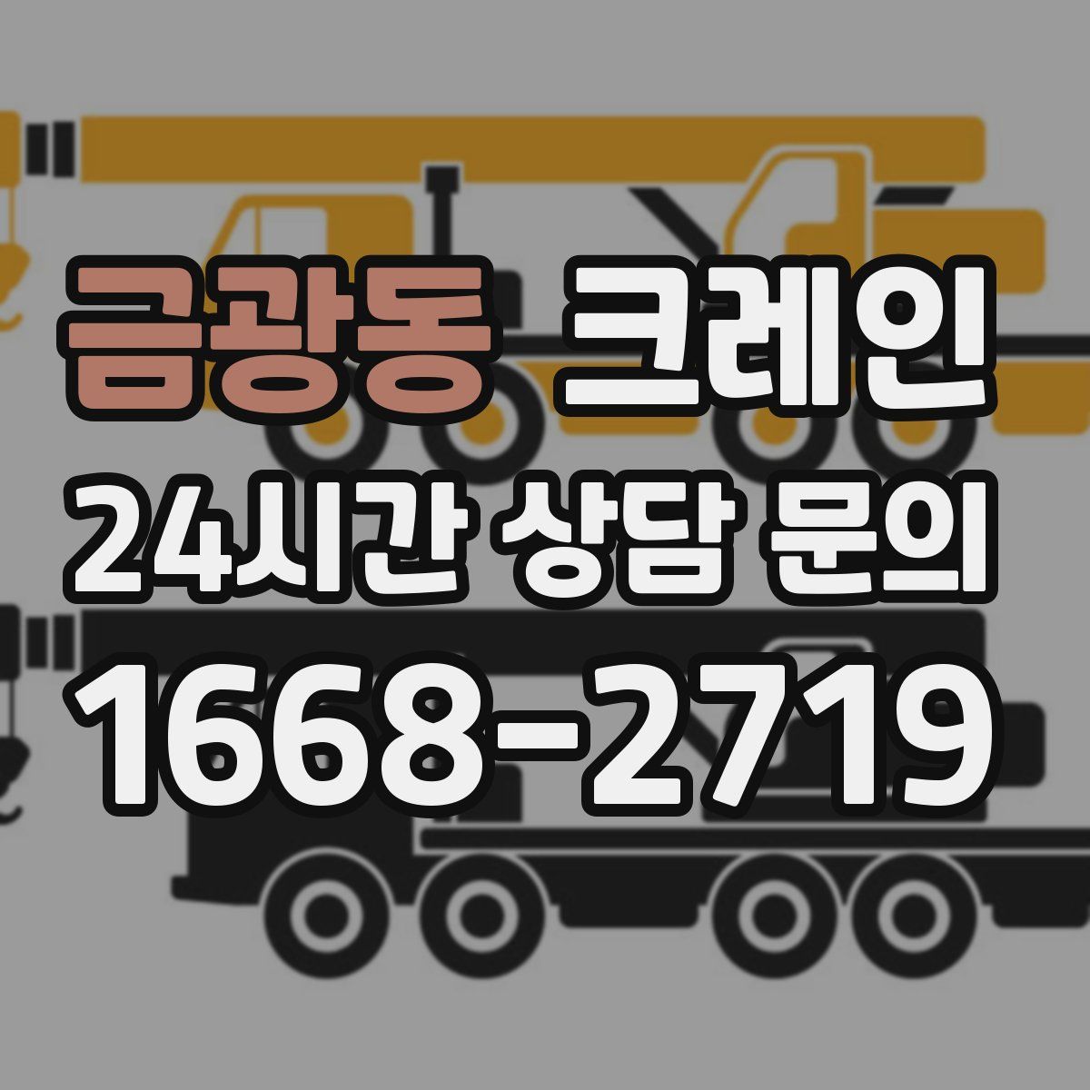 금광동 카고 크레인