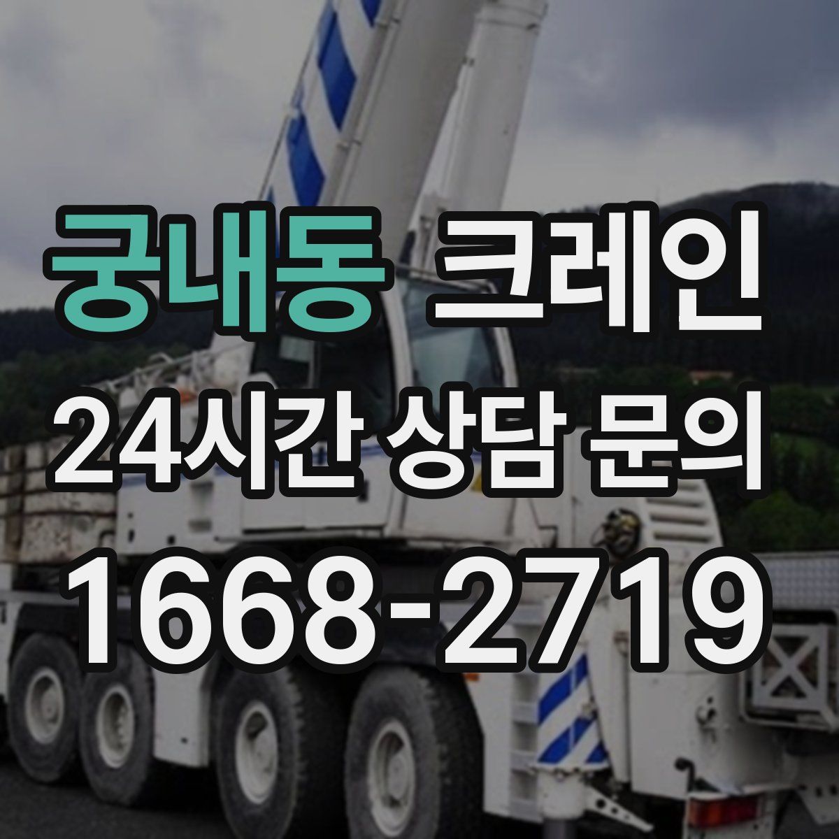 궁내동 카고 크레인