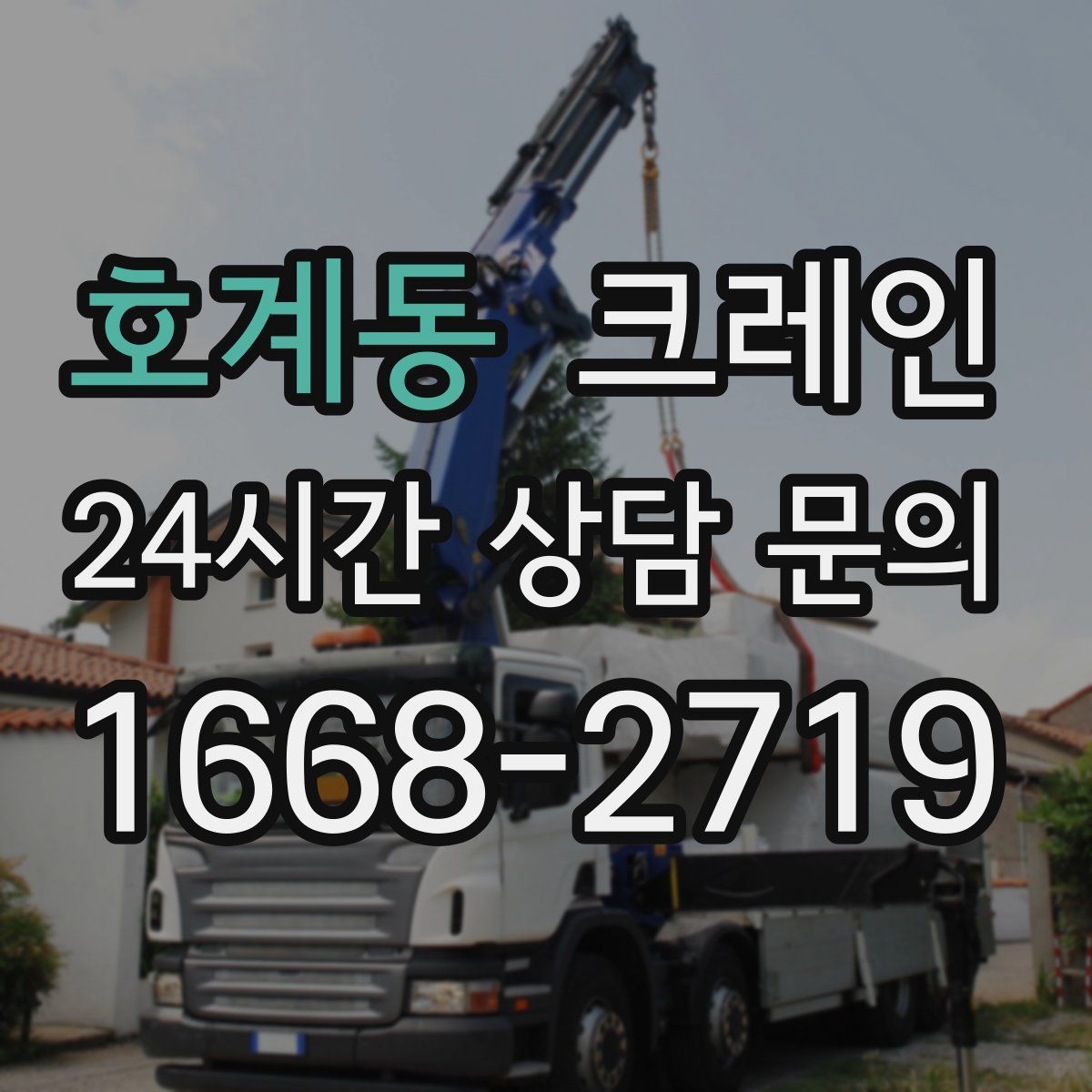 호계동 카고 크레인