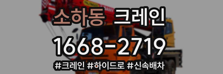 소하동 크레인 작업