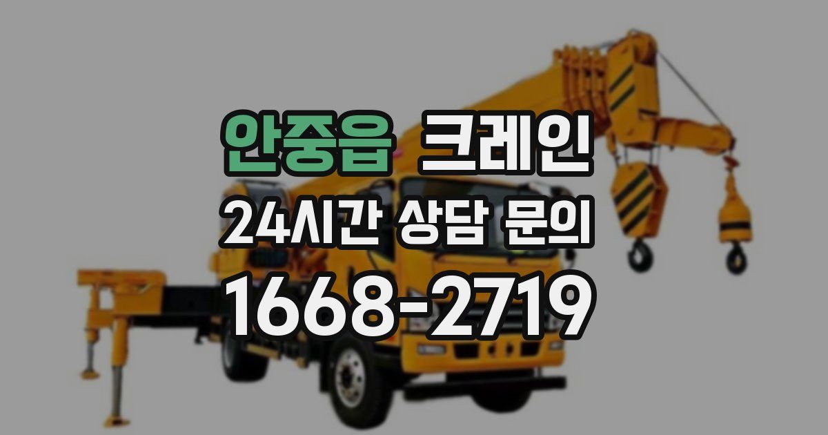 안중읍 크레인