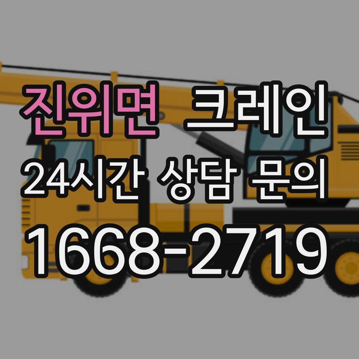 진위면 카고 크레인