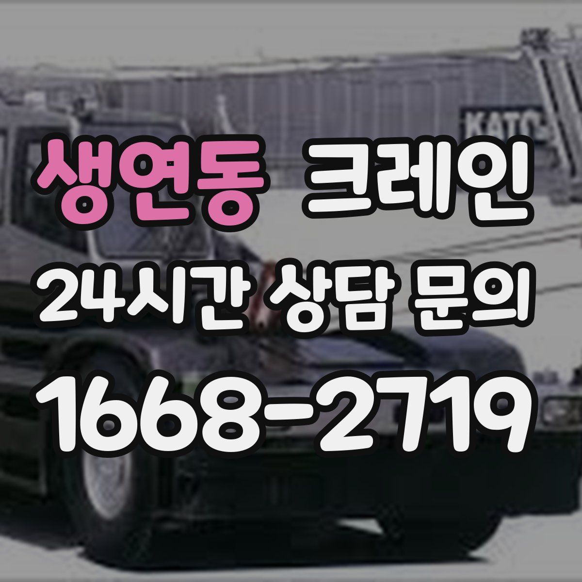 생연동 카고 크레인