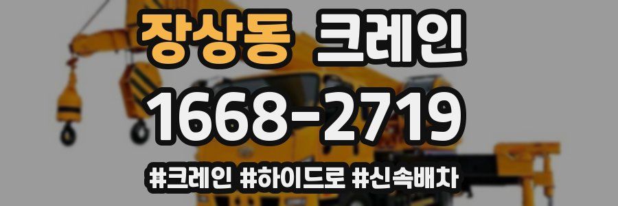 장상동 크레인 작업