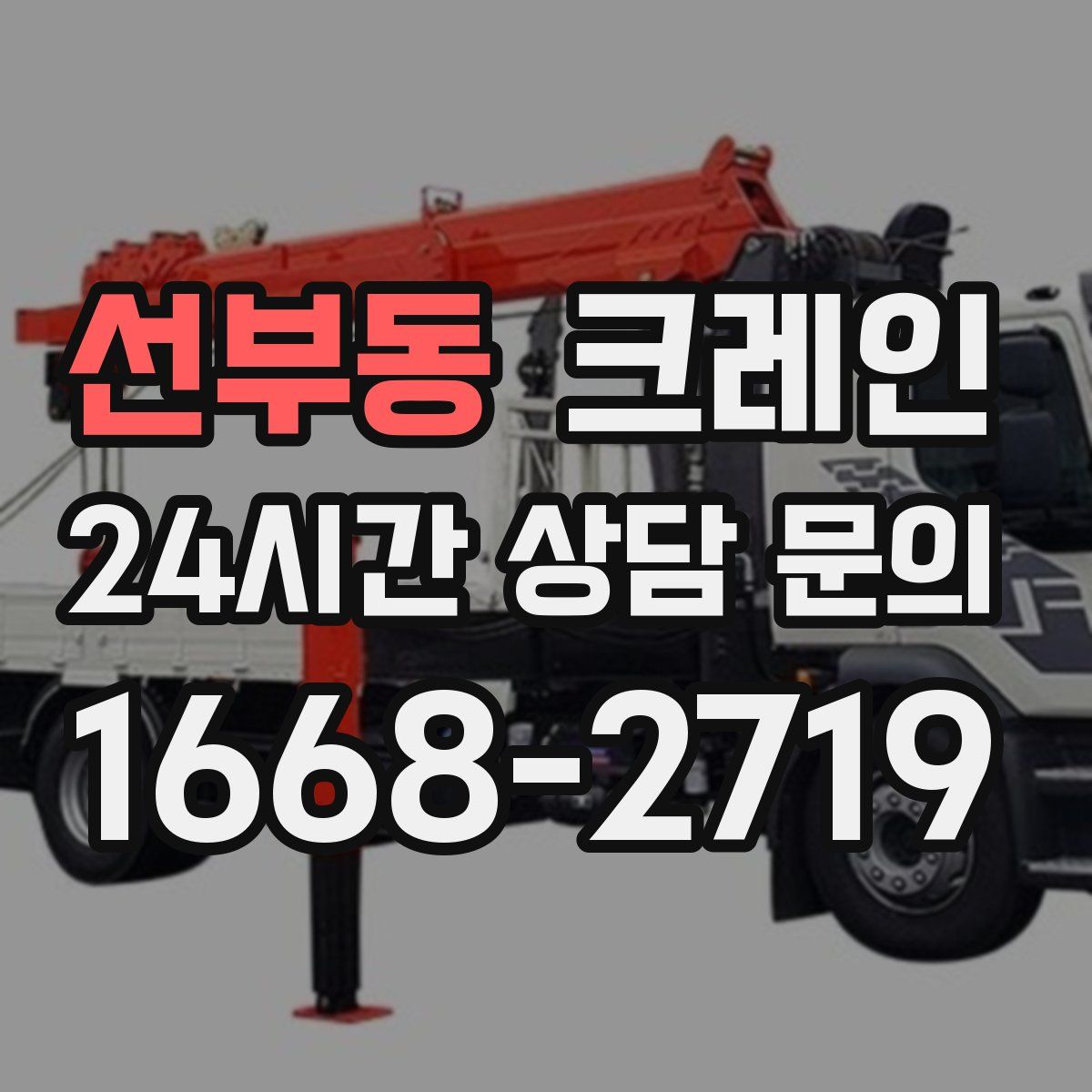 선부동 카고 크레인