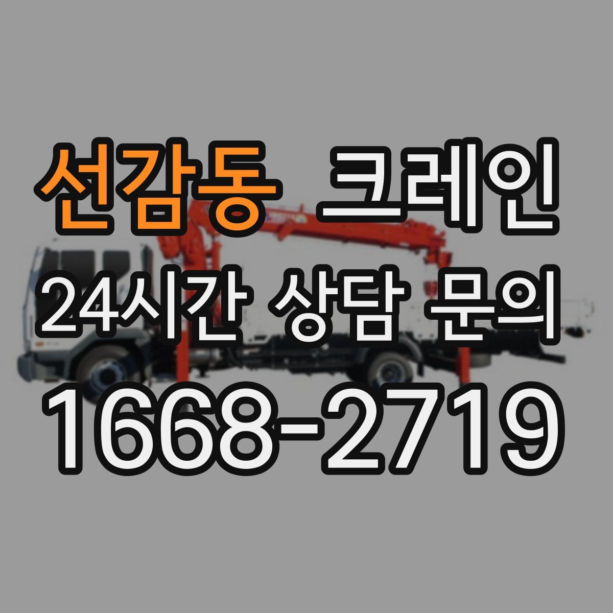 선감동 카고 크레인