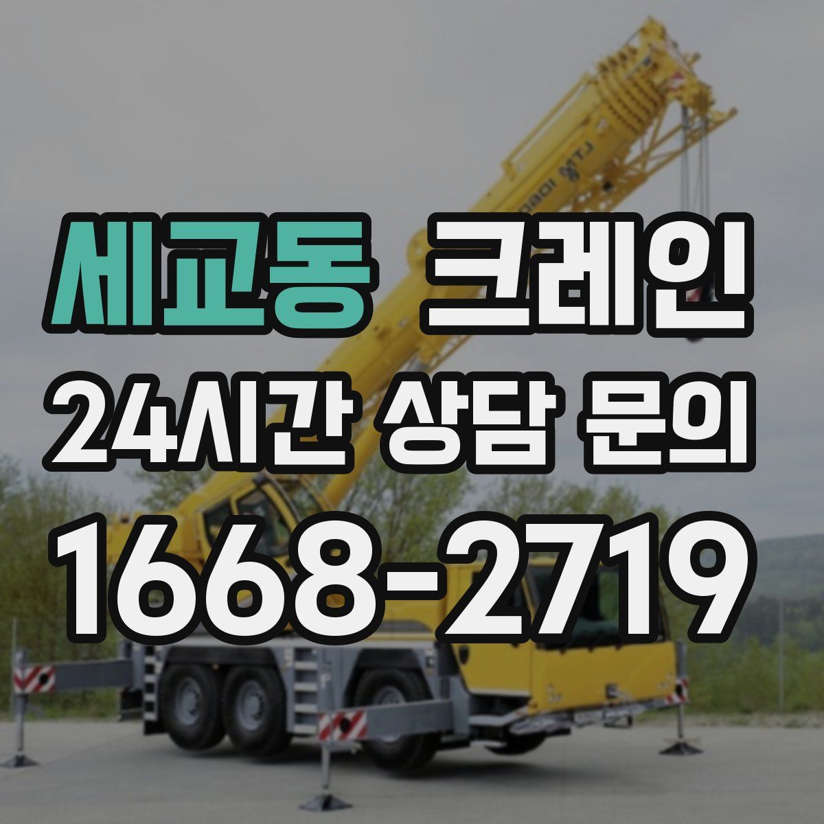 세교동 카고 크레인