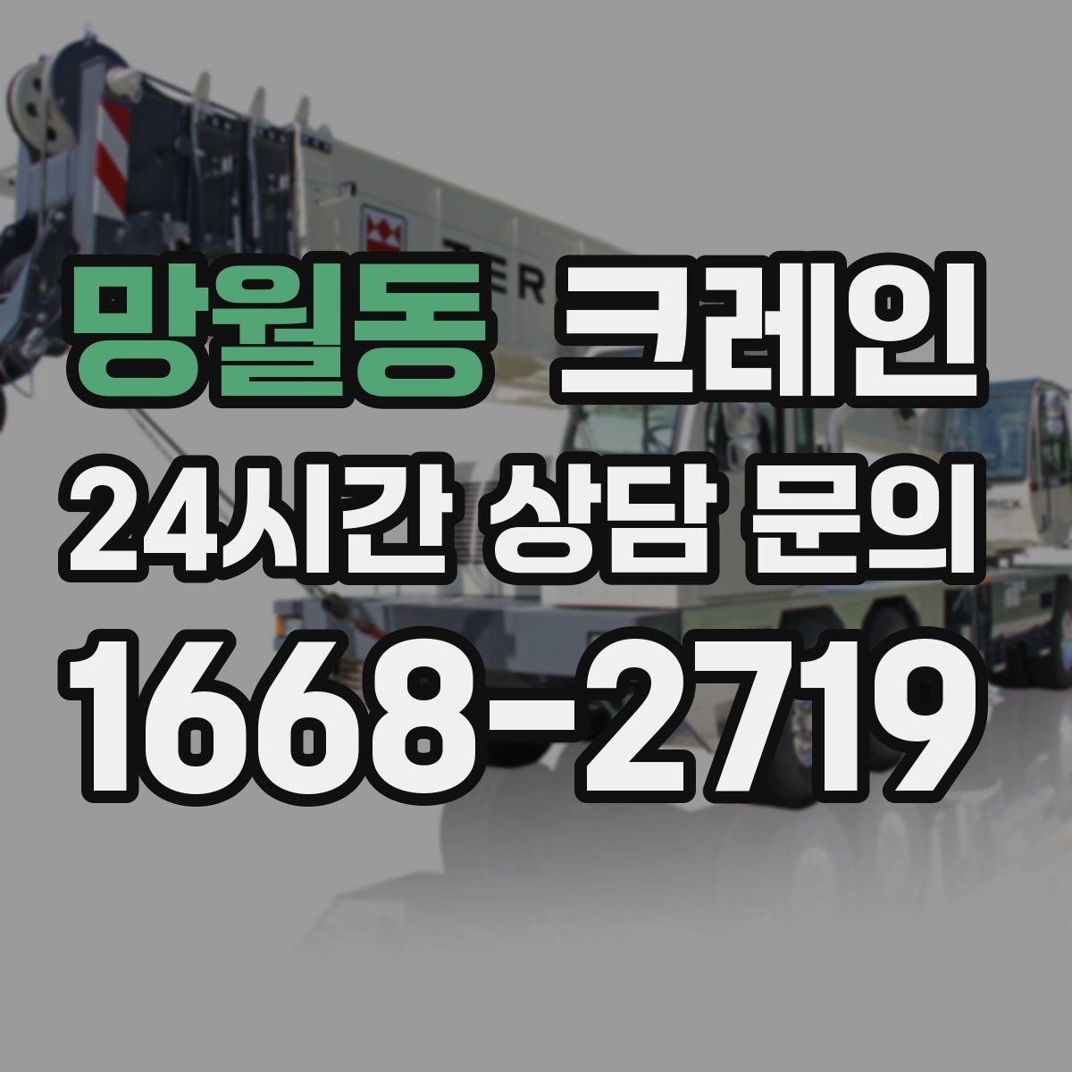 망월동 카고 크레인