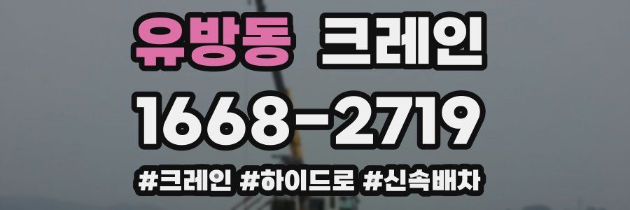 유방동 크레인 작업