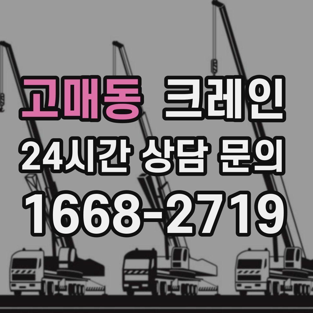 고매동 카고 크레인