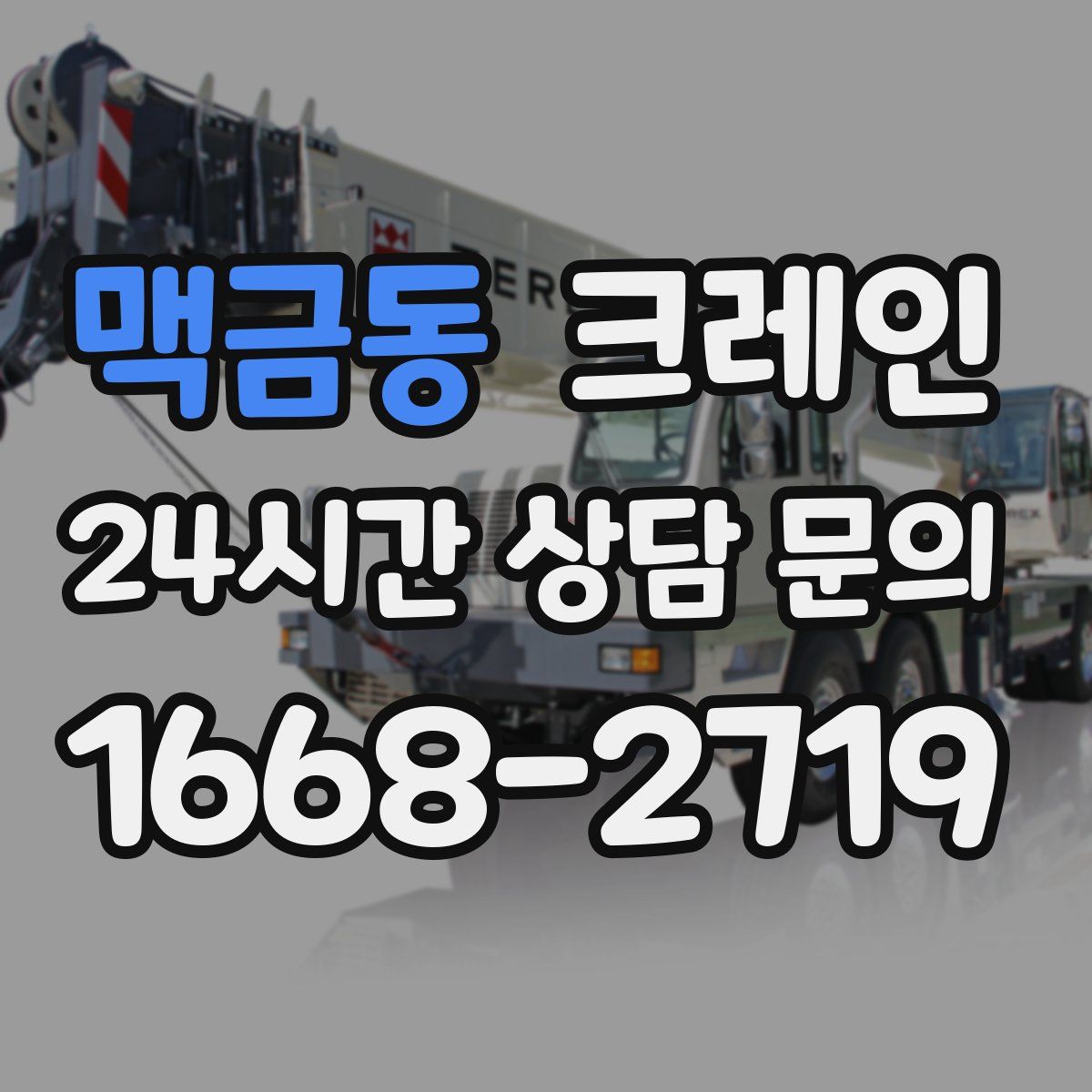 맥금동 카고 크레인