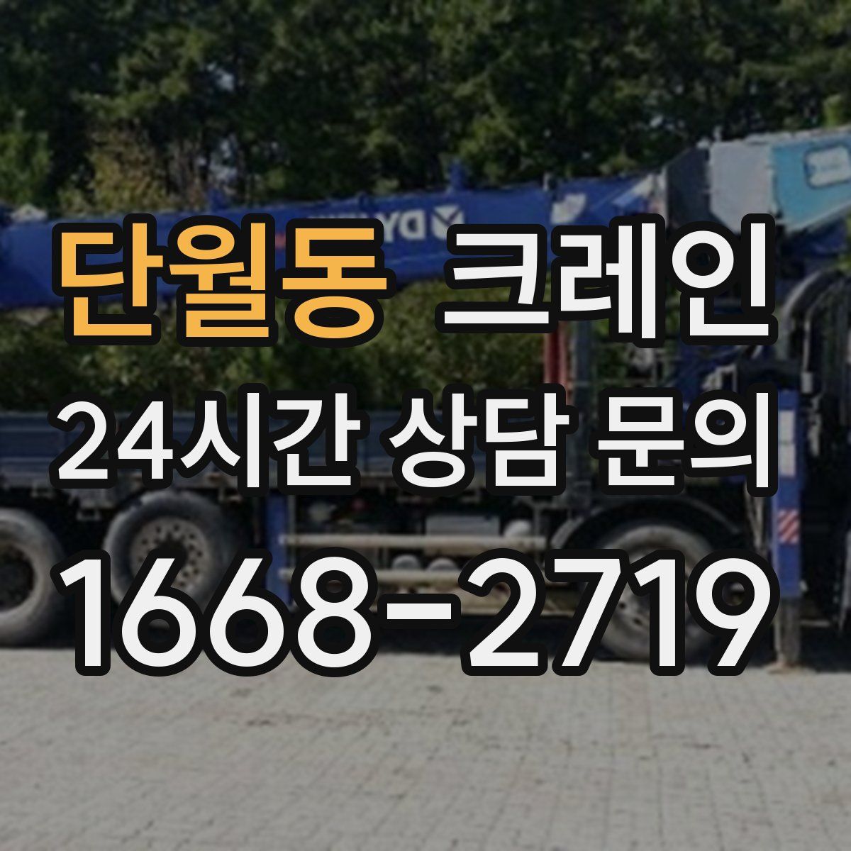 단월동 카고 크레인