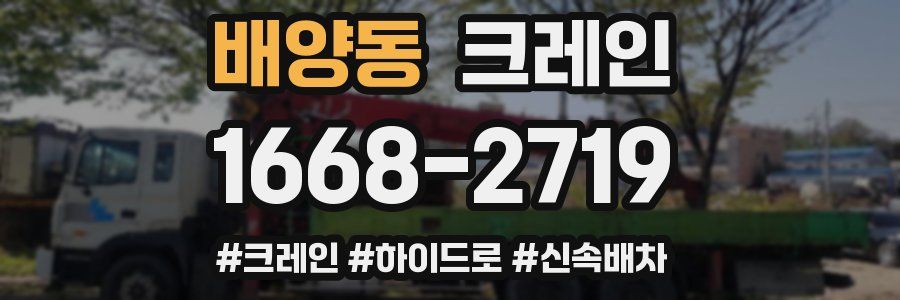 배양동 크레인 작업