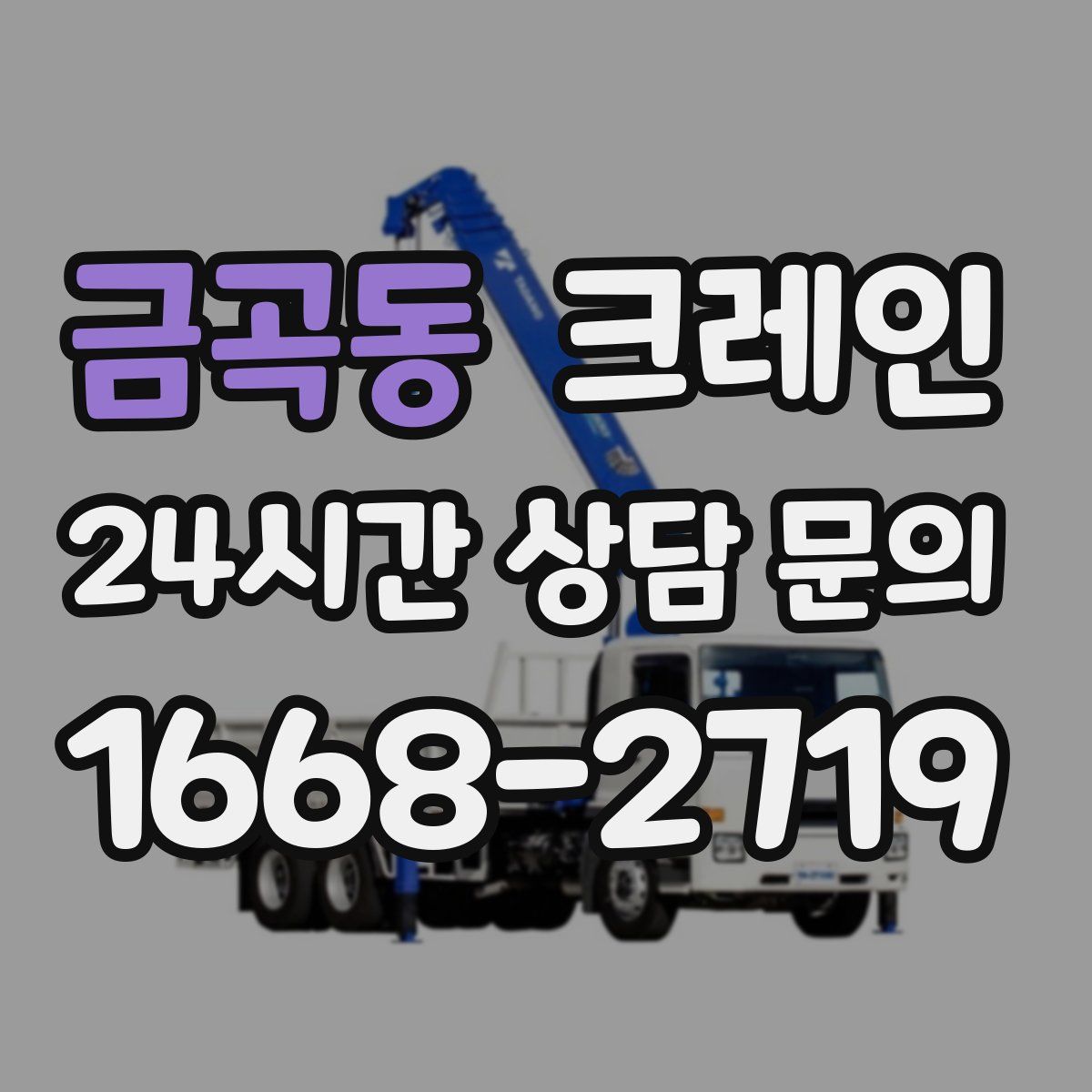 금곡동 카고 크레인