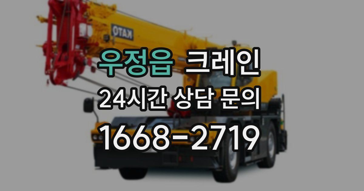 우정읍 크레인
