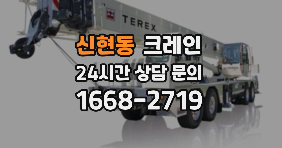 신현동 크레인