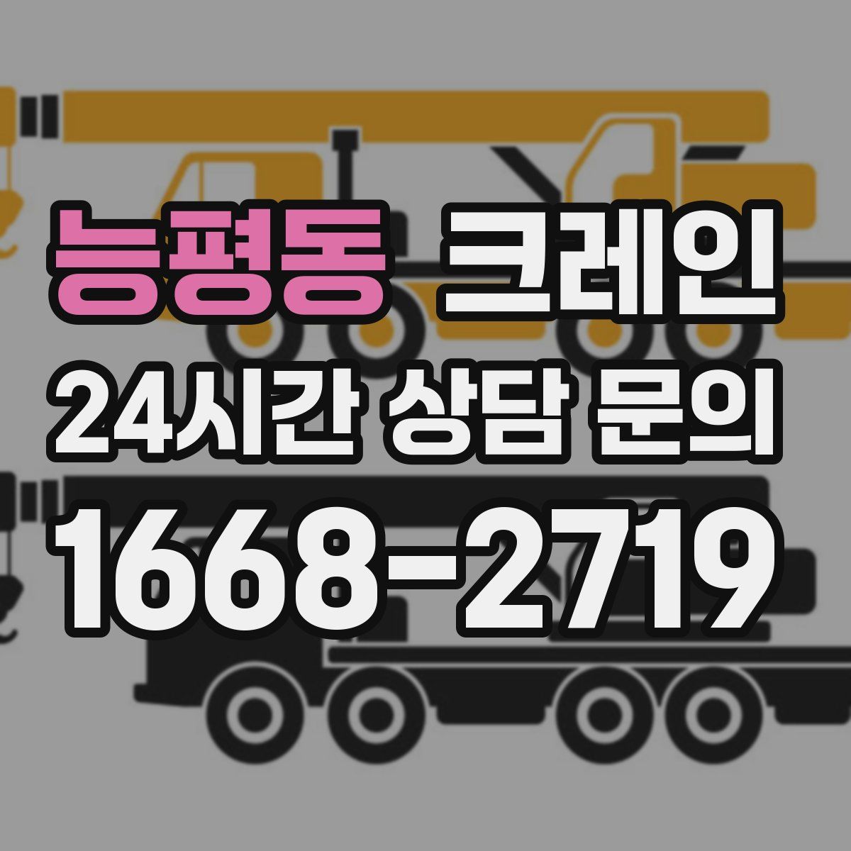 능평동 카고 크레인