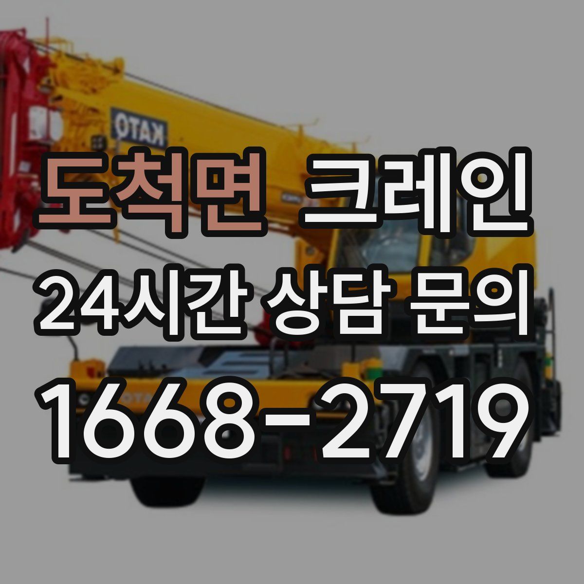 도척면 카고 크레인