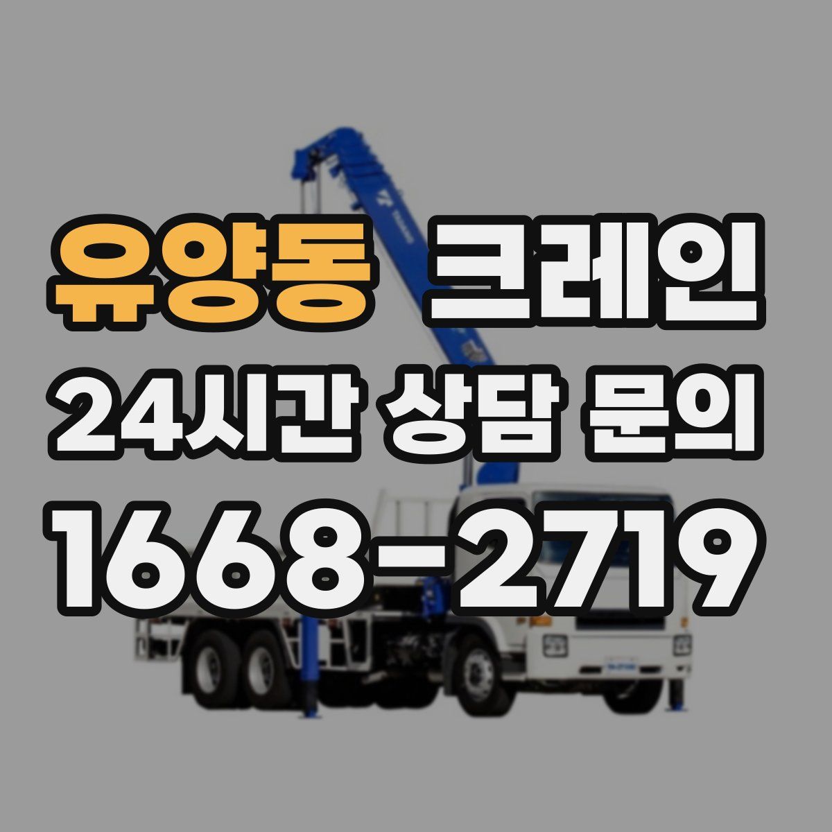 유양동 카고 크레인