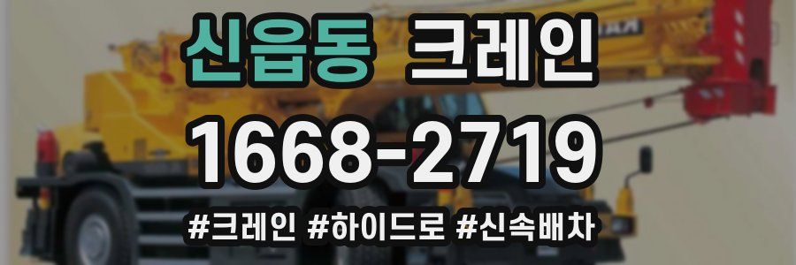 신읍동 크레인 작업