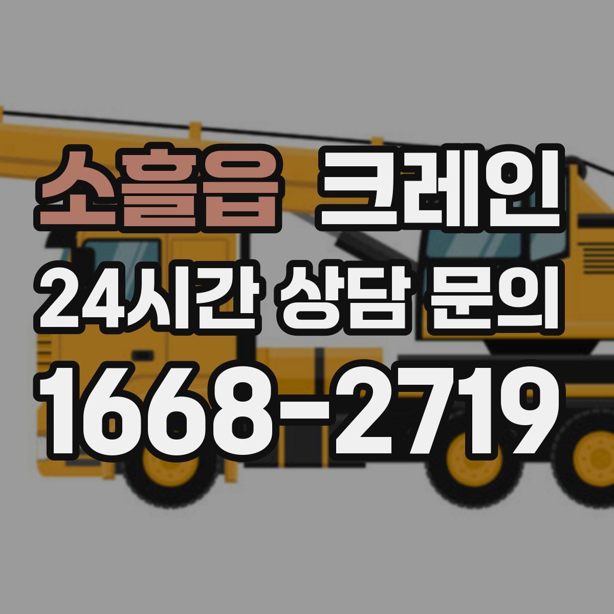 소흘읍 카고 크레인