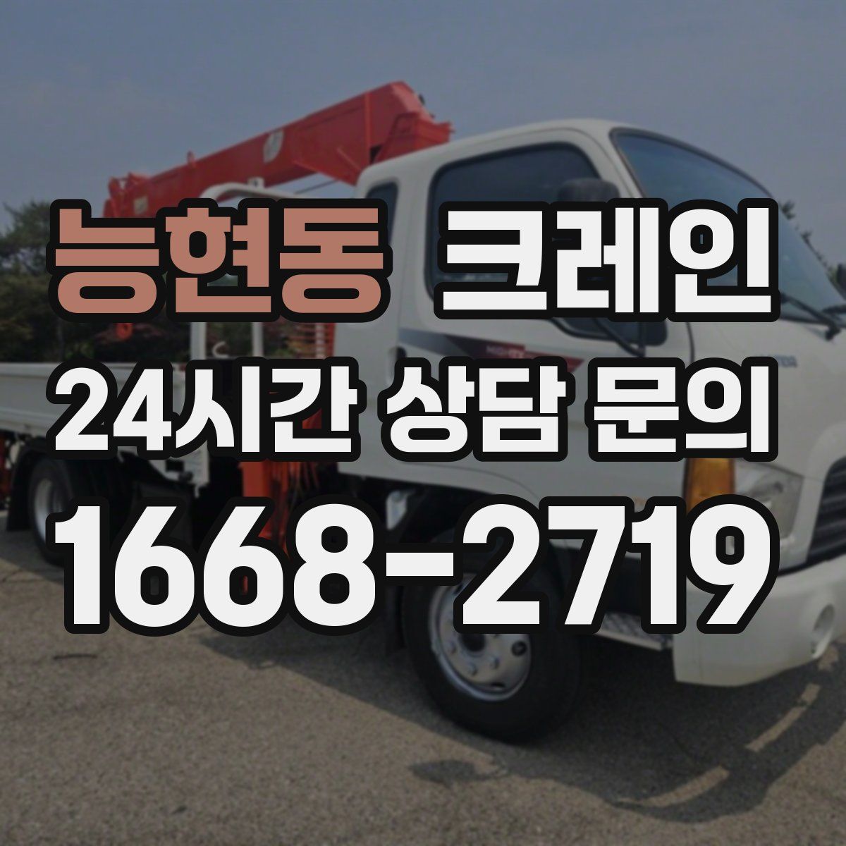 능현동 카고 크레인