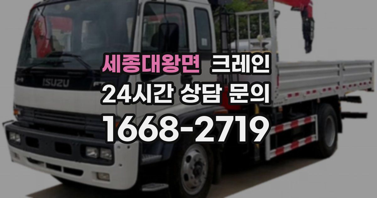 세종대왕면 크레인