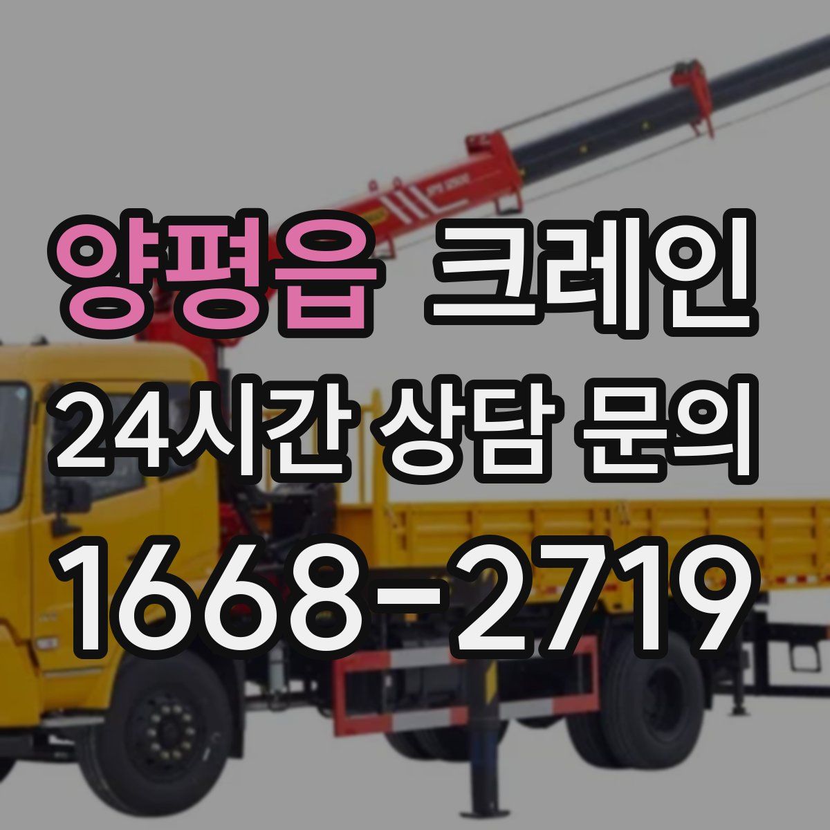 양평읍 카고 크레인