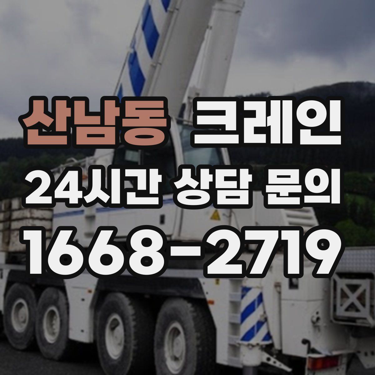 산남동 카고 크레인